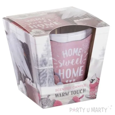 swieca zapachowa w szkle warm cosy dotyk ciepla bartek candles 80 90 mm