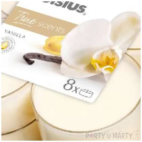 swieca zapachowa wanilia bolsius 8h 8 szt