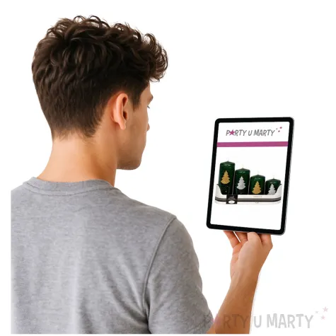 swiece pienkowe choinki zielone ciemne adpal 70 120 mm 4 szt