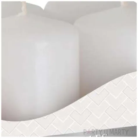 swiece pienkowe wotywne biale aura 60 38 mm 4 szt