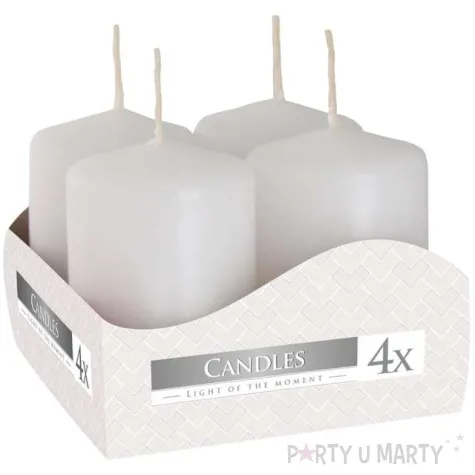 swiece pienkowe wotywne biale bispol 60 38 mm 4 szt