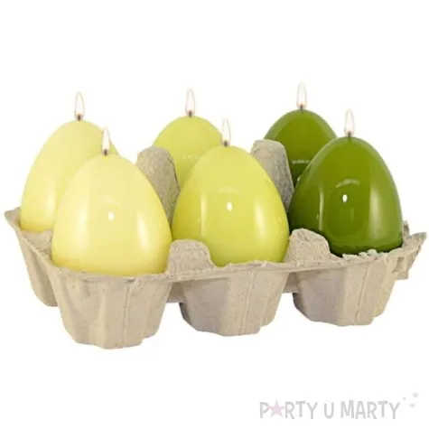 swiece wielkanocne jajko mix lakierowany zielone adpal 60 45 mm