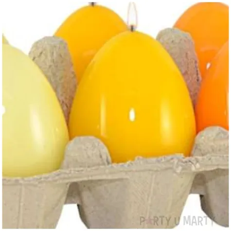 swiece wielkanocne jajko mix lakierowany zolte adpal 60 45 mm