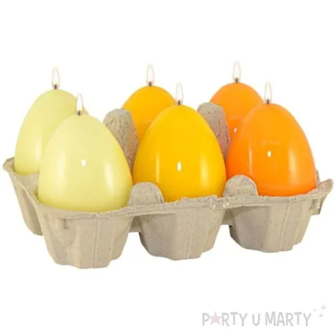 swiece wielkanocne jajko mix lakierowany zolte adpal 60 45 mm