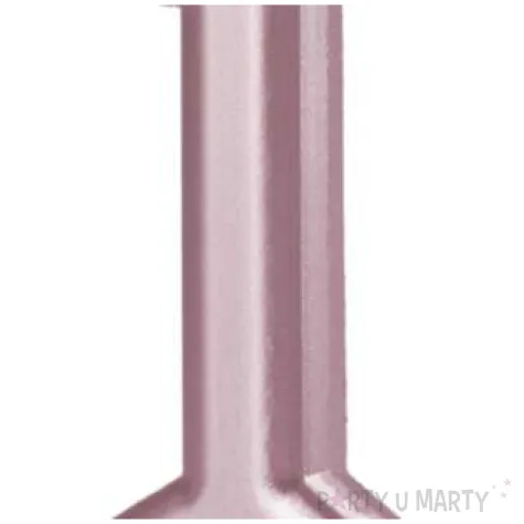 swieczka cyfra 1 partypal rozowe zloto 10 cm