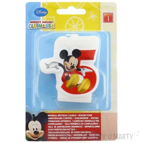 swieczka disney mickey 5 procos