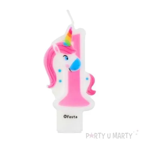swieczka na tort 1 jednorozec godan