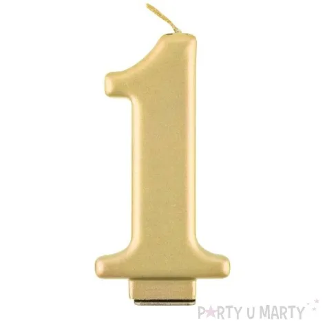 swieczka na tort 1 zloty godan