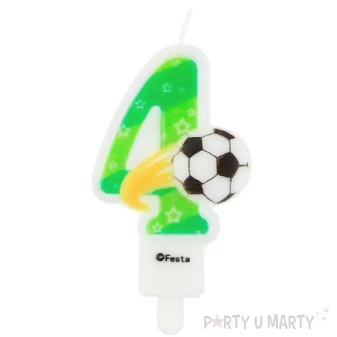 swieczka na tort 4 pilka godan