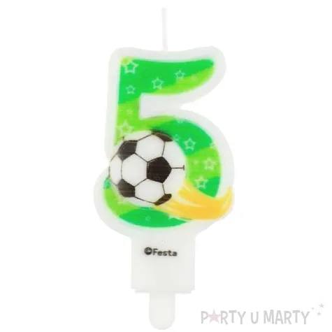 swieczka na tort 5 pilka godan