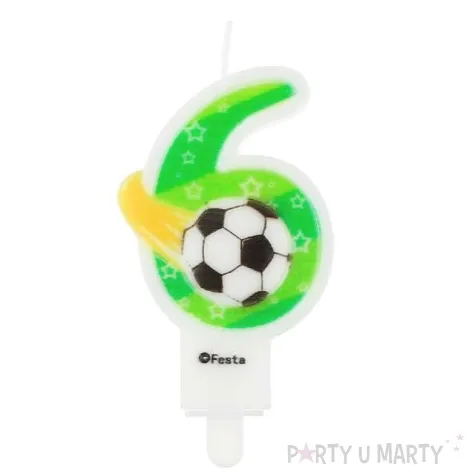 swieczka na tort 6 pilka godan
