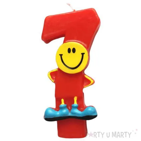 swieczka na tort 7 emotka arpex