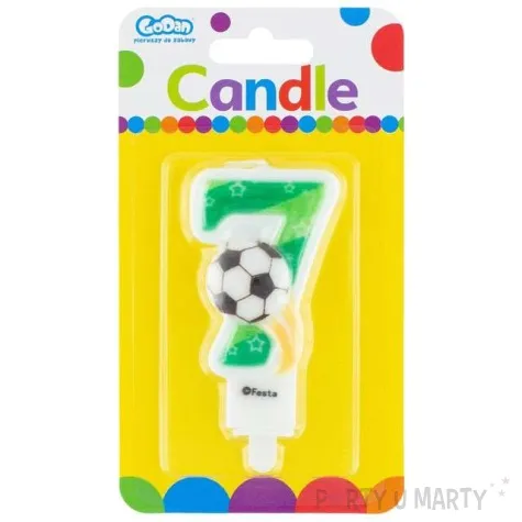 swieczka na tort 7 pilka godan
