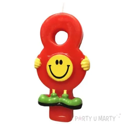 swieczka na tort 8 emotka arpex