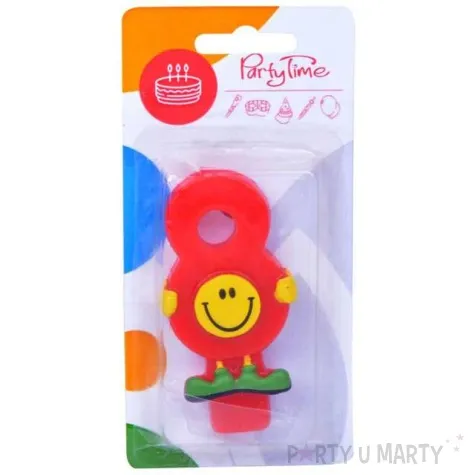 swieczka na tort 8 emotka arpex