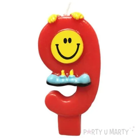 swieczka na tort 9 emotka arpex