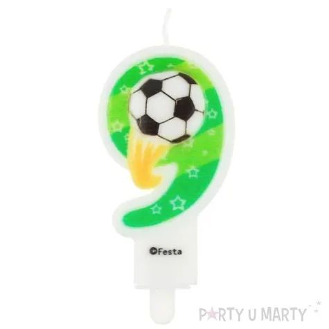 swieczka na tort 9 pilka godan