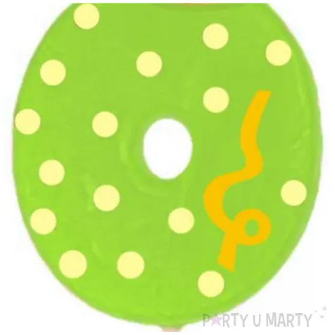 swieczka na tort cyfra 0 broadway ravi zielona