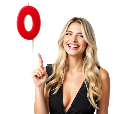 swieczka na tort cyfra 0 glober czerwona dekora 5 5 cm