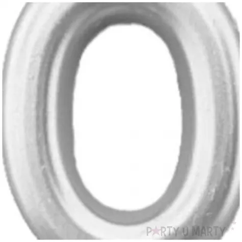 swieczka na tort cyfra 0 srebrna tamipol 7 5 cm