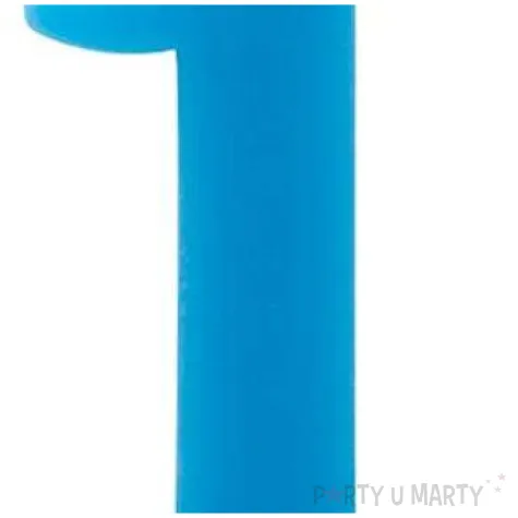 swieczka na tort cyfra 1 iskrzaca niebieska givi 9 5 cm
