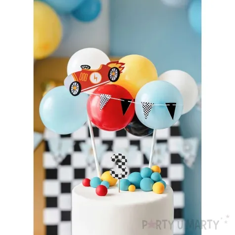 swieczka na tort cyfra 3 szachownica partydeco 5 5 cm