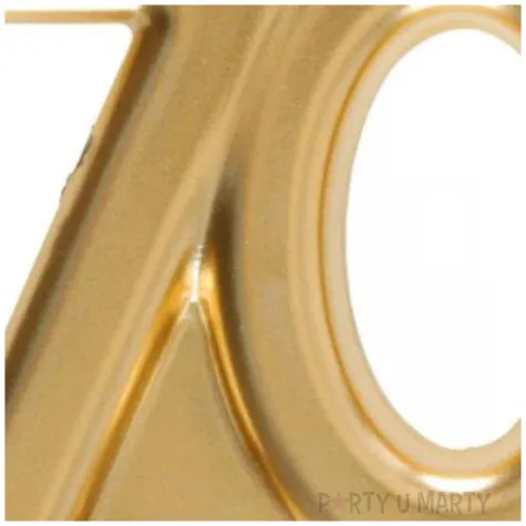 swieczka na tort cyfra 70 zlota santex 9 cm