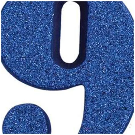 swieczka na tort cyfra 9 niebieska brokatowa givi 9 5 cm