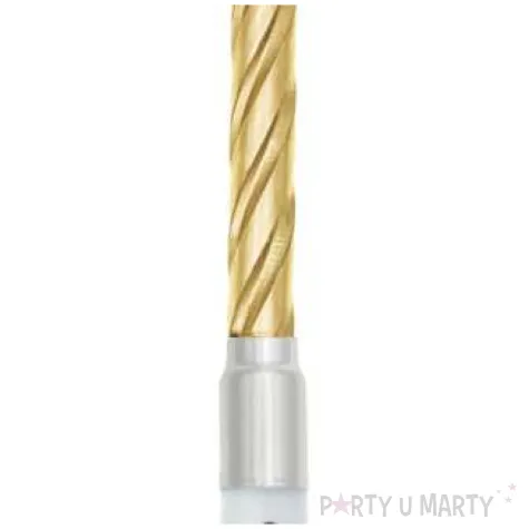 swieczka na tort grajaca zlota partypal
