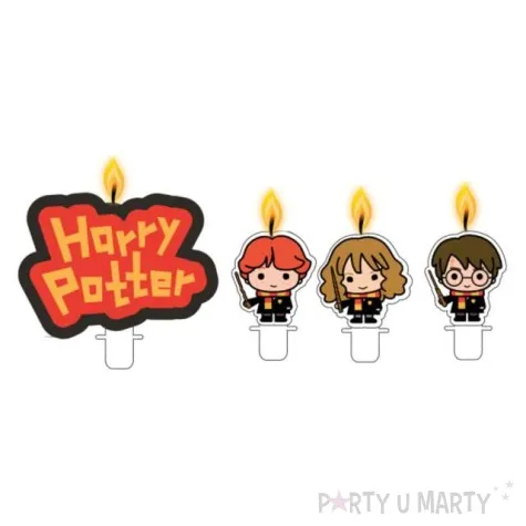 swieczka na tort harry potter hogwart amscan 4 szt