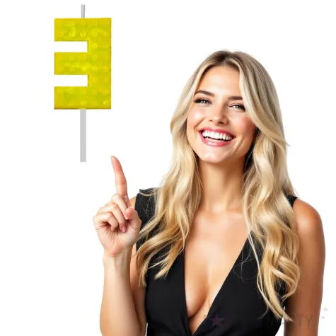 swieczka na tort klocki cyfra 3 zolta godan 5 5 cm