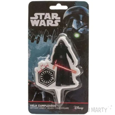 swieczka na tort kylo ren star wars dekora 7 5 cm
