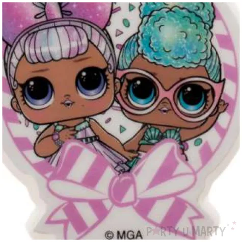 swieczka na tort lol surprise dekora 7 5 cm