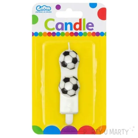 swieczka na tort pilka nozna dwukropek godan