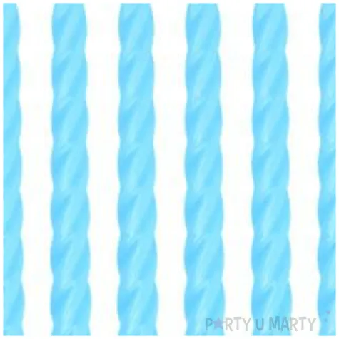 swieczka spiralna stozkowa blekitna ravi 10 szt