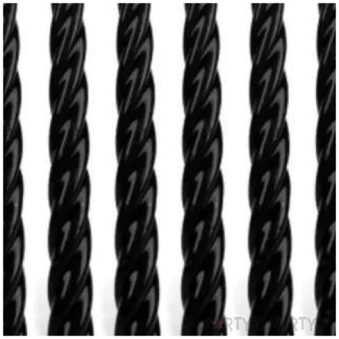 swieczka spiralna stozkowa czarna ravi 10 szt