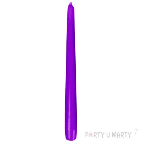 swieczka stozkowa classic fioletowa bispol