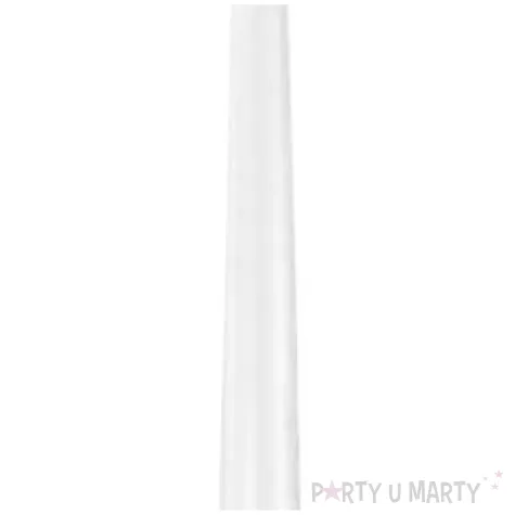 swieczka stozkowa classic perlowa biala bispol