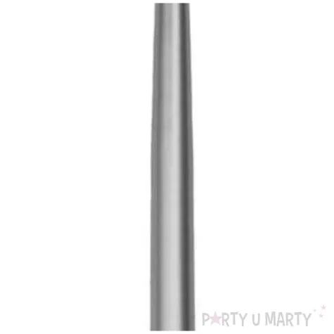 swieczka stozkowa classic srebrna bispol