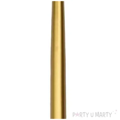 swieczka stozkowa classic zlota bispol