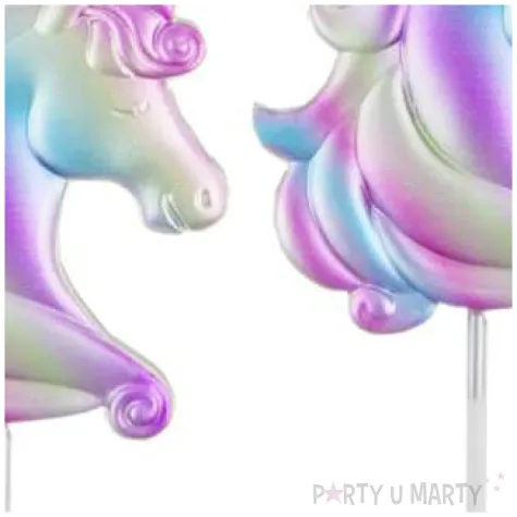 swieczki jednorozce opalizujace godan 6 cm 2 szt