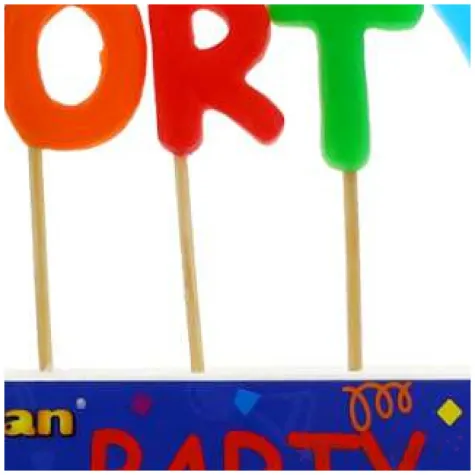 swieczki na tort 40 urodziny forty godan 5 szt