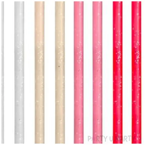 swieczki na tort brokatowe rozowy mix godan 24 szt