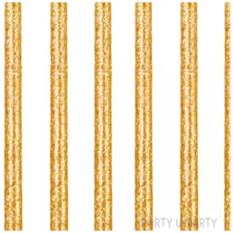 swieczki na tort brokatowe zlote arpex 14 cm 6 szt