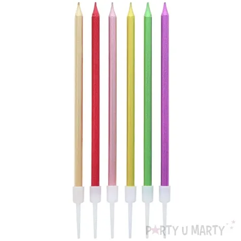 swieczki na tort classic beauty and charm mix godan 6 szt