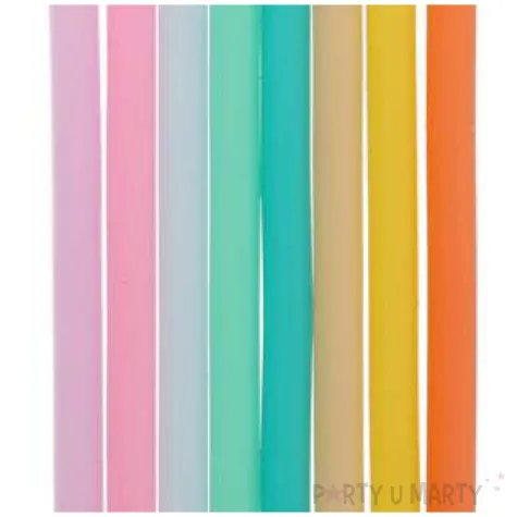 swieczki na tort classic pastel mix folat 10 cm 24 szt