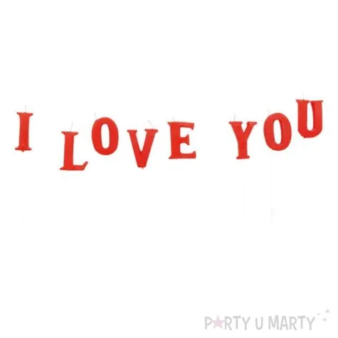 swieczki na tort i love you amscan 8 szt