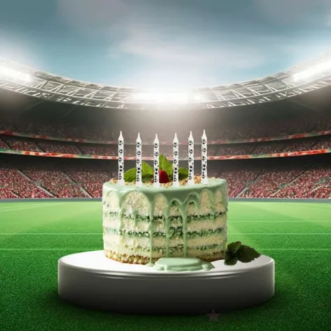 swieczki na tort pilka nozna 6 szt