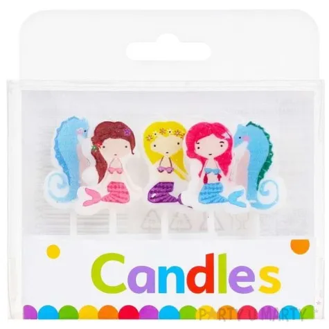 swieczki na tort syrenki godan 5 szt