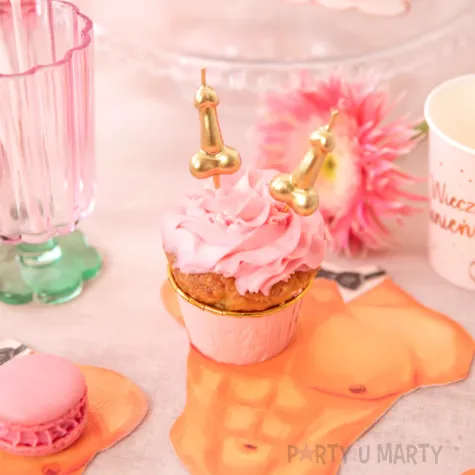 swieczki penisy zloty partypal 5 szt